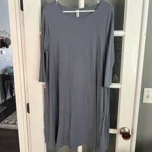 Elegant Gray Women's Dress